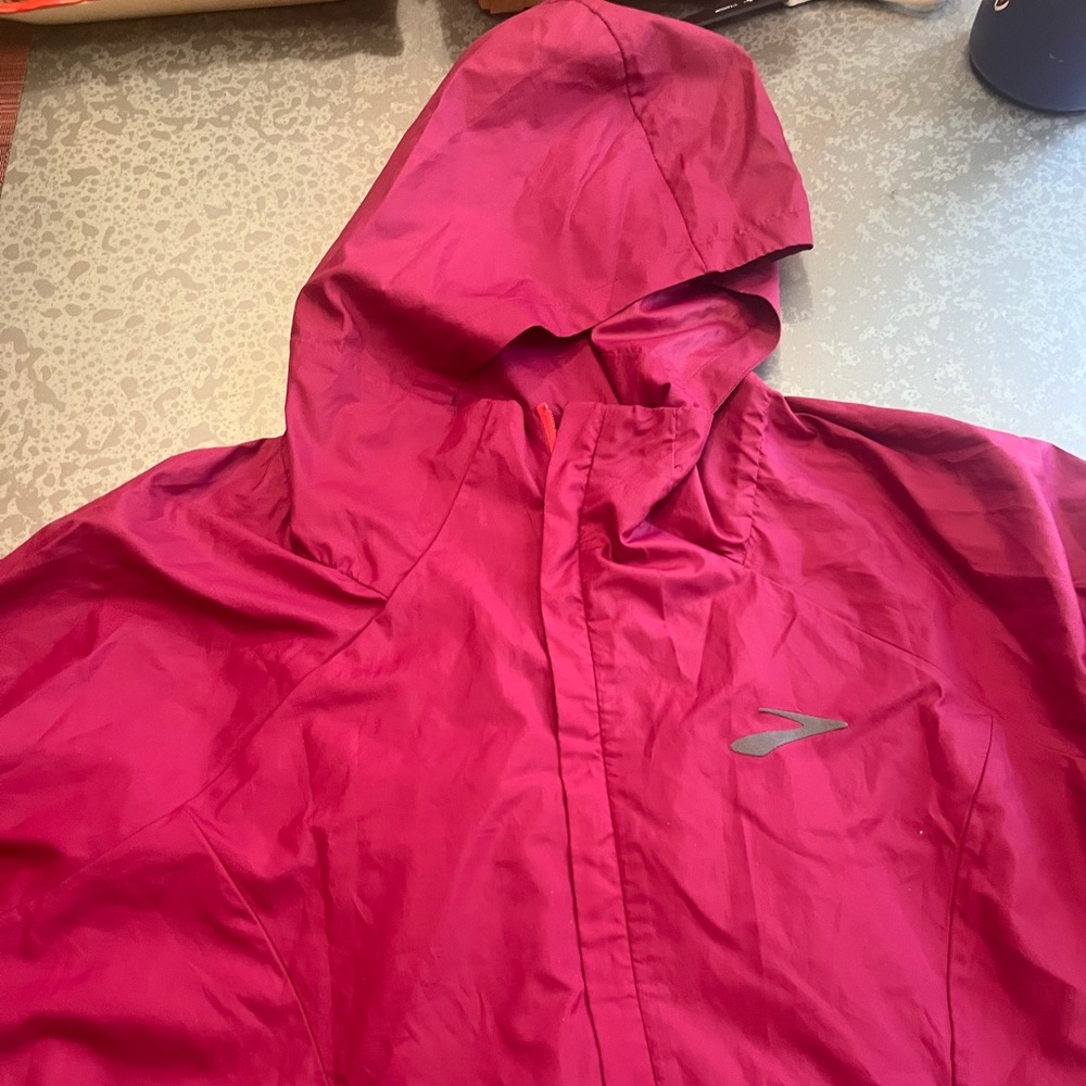 Brooks Running Rain/Wind Jacket, LG
